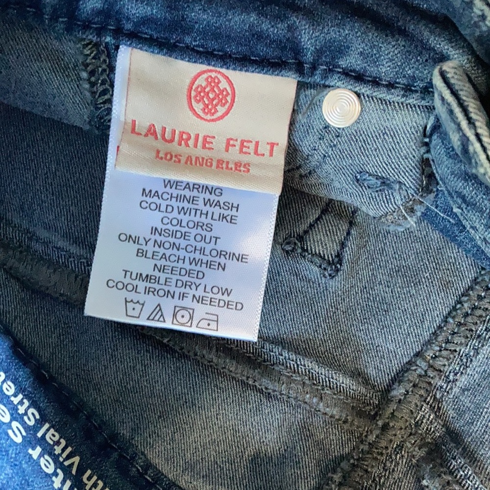 Laurie Felt Silky Denim Center Seam Ankle Skinny - Picture 7 of 10